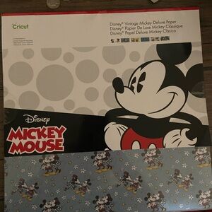 Cricut Disney Mickey Mouse Art Print paper.